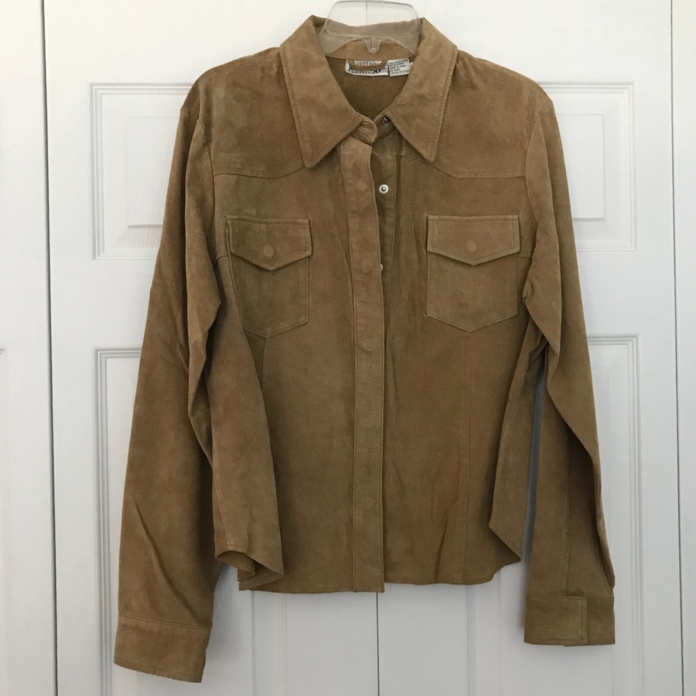 JEANOLOGY - 100% leather button up